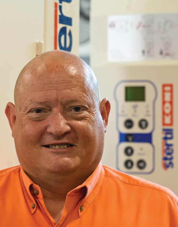Kevin Hymers was named director of operations for Stertil-Koni