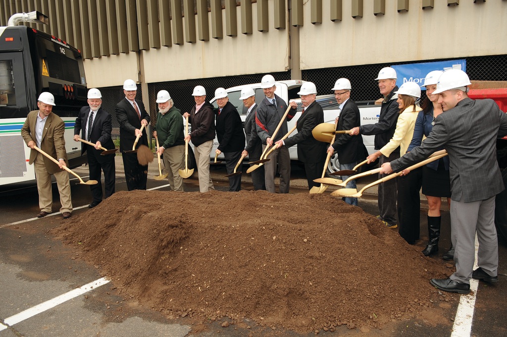 The Duluth Transit Authority (DTA) recently held the official groundbreaking ceremony for the beginning of construction of the new $28 million Multimodal Transportation Center.