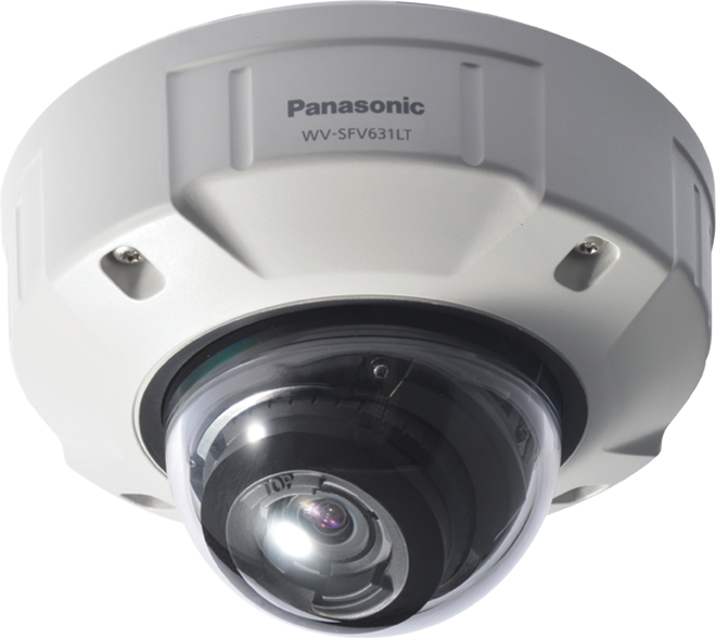 Panasonic System Communications Company of North America announced a new full HD 1080p outdoor vandal-resistant and waterproof fixed dome network camera (WV-SFV631LT).