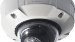 Panasonic System Communications Company of North America announced a new full HD 1080p outdoor vandal-resistant and waterproof fixed dome network camera (WV-SFV631LT). Panasonic System Communications Company of North America announced a new full HD 1080p outdoor vandal-resistant and waterproof fixed dome network camera (WV-SFV631LT).