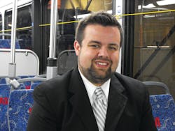 Jarrod Hampshire, equipment manager, Greater Cleveland Regional Transit Authority. Jarrod Hampshire, equipment manager, Greater Cleveland Regional Transit Authority.