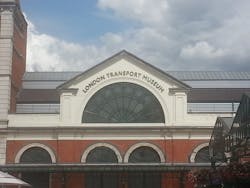 The London Transport Museum is located in the flower market building and dsiplays different transit vehicles used around the city from 1800 to the present. The London Transport Museum is located in the flower market building and dsiplays different transit vehicles used around the city from 1800 to the present.