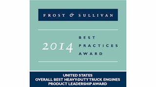 Cummins was recognized by Frots &amp; Sullivan with its Best Practices Award.