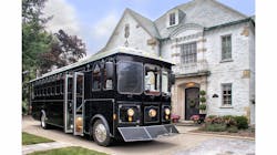 Specialty Vehicles new limo trolley was recently introduced. Specialty Vehicles new limo trolley was recently introduced.