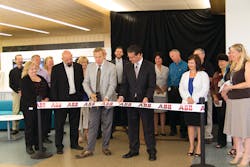 The cutting of ribbons at both ABB&rsquo;s new office facility on Discovery Parkway in Wauwatosa, Wisconsin, and at the office/manufacturing site on Glendale Ave. in New Berlin, Wisconsin, marked completion of the buildings.