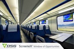 ScreenX provides a monitor within window glass.