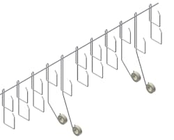 Tray for RF Cables. Tray for RF Cables.