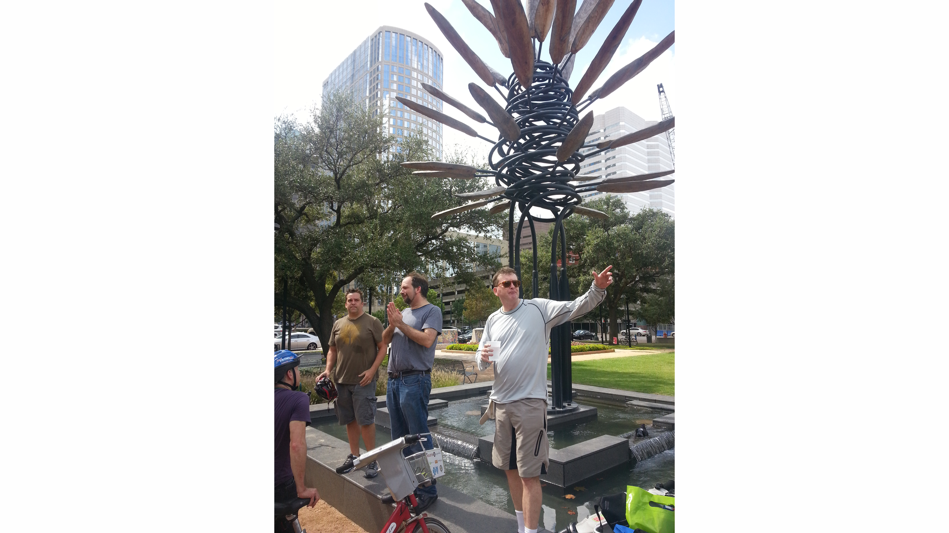 Michael Skelly explains the beginnings of the Bayou Greenways project.