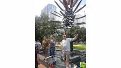 Michael Skelly explains the beginnings of the Bayou Greenways project. Michael Skelly explains the beginnings of the Bayou Greenways project.