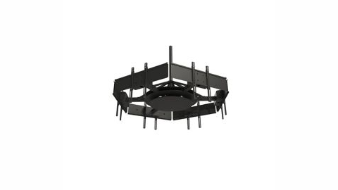 The DST942-6 Multi-Display Ceiling Mount.