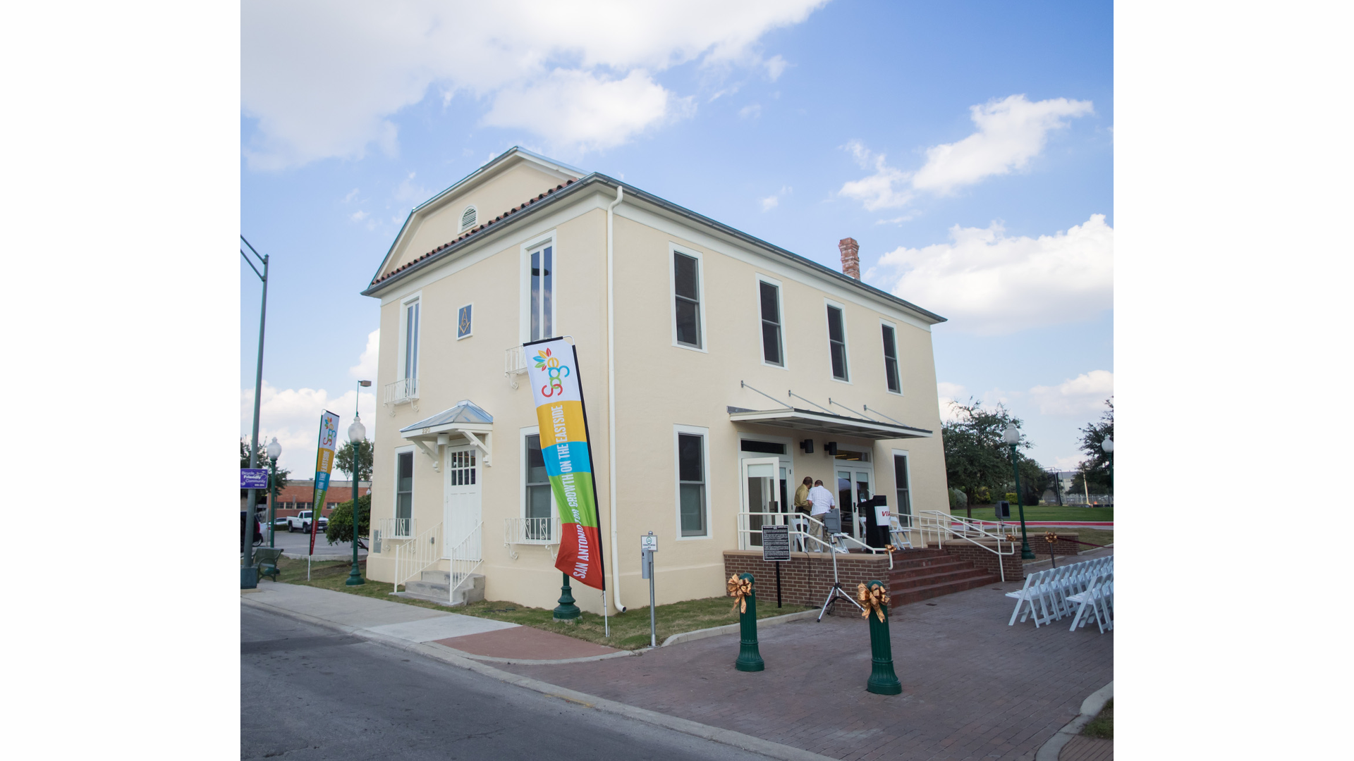 The completion of the Ellis Alley enclave was funded by VIA and the city of San Antonio TIRZ program along with assistance from the San Antonio Conservation Society.