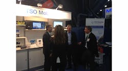 TSO Mobile&rsquo;s booth presents its services and capabilities for a passenger-centric experience.