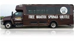 MMT's Manitou Springs Shuttle hit record ridership in 2014. MMT's Manitou Springs Shuttle hit record ridership in 2014.