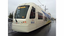 Siemens S70 light rail vehicles will go into service on TriMet’s Portland-Milwaukie Light Rail Transit line in 2015. Siemens S70 light rail vehicles will go into service on TriMet’s Portland-Milwaukie Light Rail Transit line in 2015.