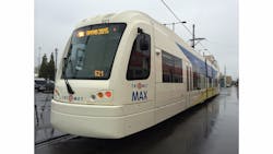 Siemens S70 light rail vehicles will go into service on TriMet&rsquo;s Portland-Milwaukie Light Rail Transit line in 2015.