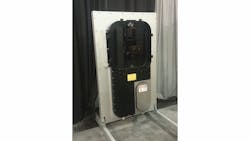 Prelco is showing off its window made for the new Acela trains, which are tested to withstand high-speed rail stresses. Prelco is showing off its window made for the new Acela trains, which are tested to withstand high-speed rail stresses.