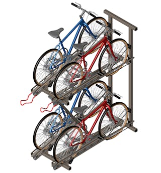 cyclesafe wall rack