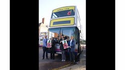 from left to right, First Norwich Operations Manager Lee Howes, Royal British Legion community Fundraiser Lyn Hatch, Royal British Legion Benefits and Money Advisor Katy Lewi, and Royal British Legion County Secretary Lynn Scarrott. from left to right, First Norwich Operations Manager Lee Howes, Royal British Legion community Fundraiser Lyn Hatch, Royal British Legion Benefits and Money Advisor Katy Lewi, and Royal British Legion County Secretary Lynn Scarrott.