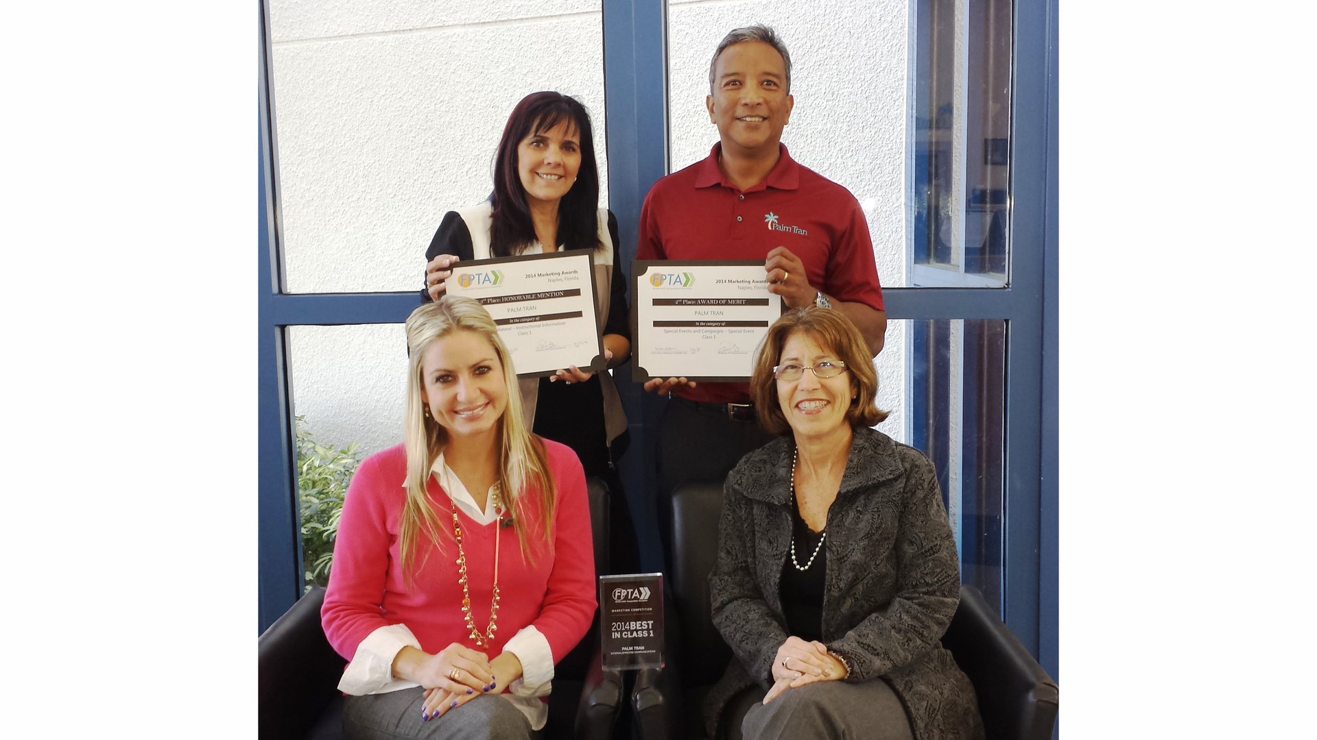 Palm Tran's Public Information and Marketing Department took home several honors at the FPTA conference.