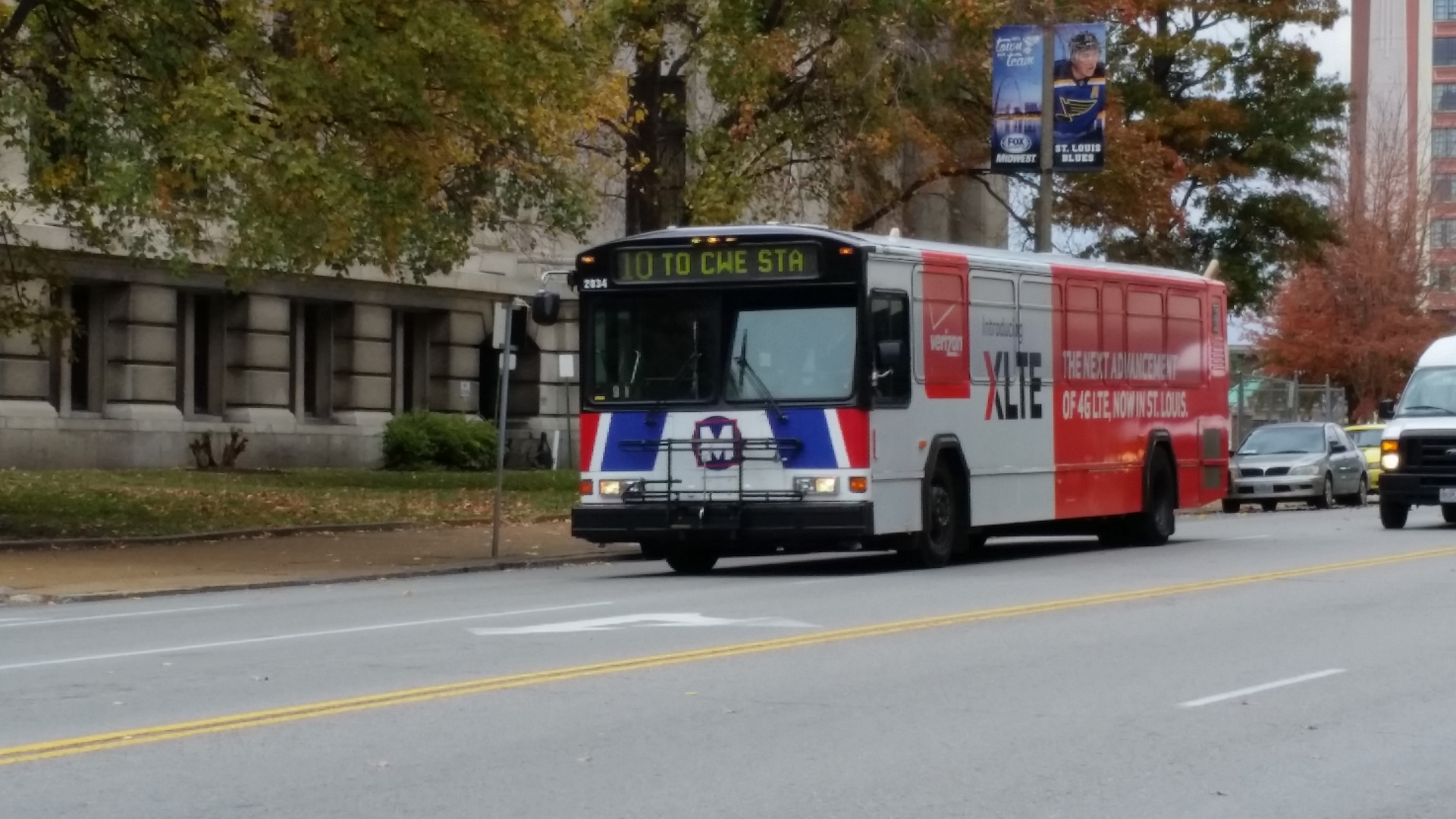 In FY 2014, Metro provided 48.2 million passenger trips and operated 27.0 million revenue miles of service in a 558 square-mile service area in Missouri and Illinois.