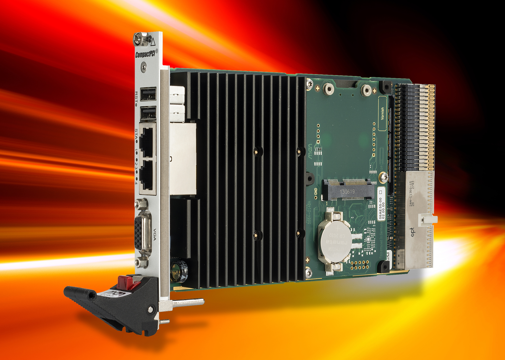 The new CPU board offers higher computing and strongly improved graphics with the same low power consumption as 3rd generation Intel processors.