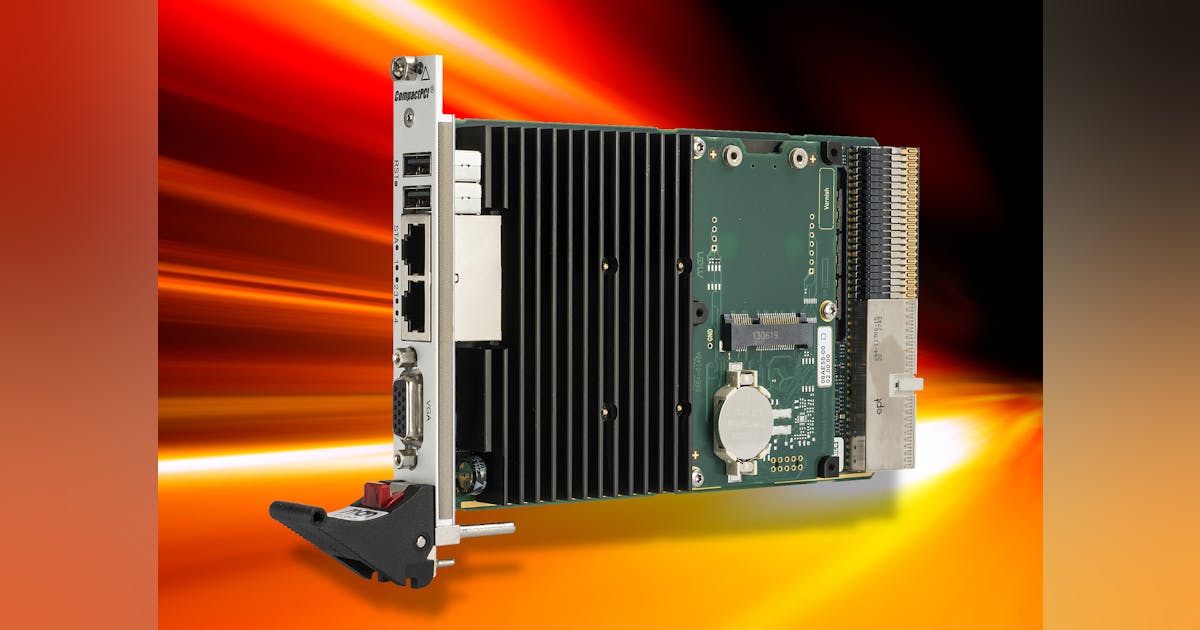 Enhanced Computing and Graphics in Low Power CompactPCI PlusIO SBC from ...