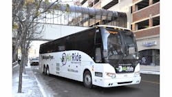 Michigan Flyer has put seven new Prevost coaches into service. Michigan Flyer has put seven new Prevost coaches into service.