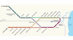 A draft rapid transit plan draw up for the metro Milwaukee area would halt the need for costly freeway expansions, WISPIRG says. A draft rapid transit plan draw up for the metro Milwaukee area would halt the need for costly freeway expansions, WISPIRG says.