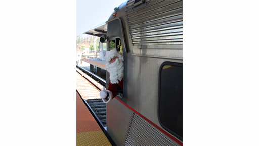 Holiday Fun Begins on PATCO Mass Transit
