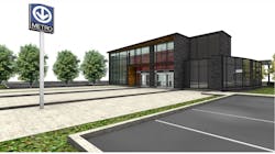 Overview of the station after work. Overview of the station after work.