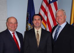 From left to right, DRPA Vice Chairman Jeffrey L. Nash, Chairman Eugene DePasquale, CEO John T. Hanson From left to right, DRPA Vice Chairman Jeffrey L. Nash, Chairman Eugene DePasquale, CEO John T. Hanson