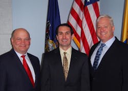 From left to right, DRPA Vice Chairman Jeffrey L. Nash, Chairman Eugene DePasquale, CEO John T. Hanson