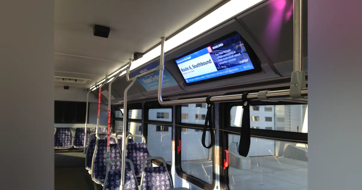 Create an Informational Ride with Digital Signage | Mass Transit