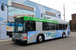 Lextran did a rebrand and updated its logo and paint scheme and made the bus interiors light, bright and comfortable to be on. Lextran did a rebrand and updated its logo and paint scheme and made the bus interiors light, bright and comfortable to be on.
