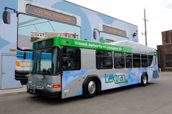 Lextran did a rebrand and updated its logo and paint scheme and made the bus interiors light, bright and comfortable to be on.
