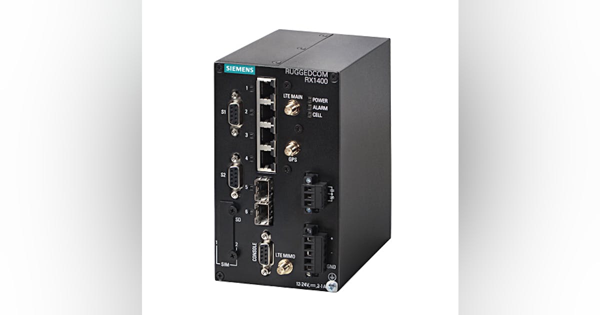 Siemens Launches Rugged Cellular Router | Mass Transit