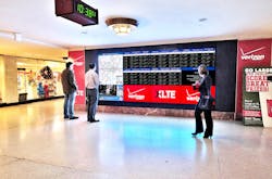 SEPTA has installed a Planar video wall at Suburban Station to act SEPTA has installed a Planar video wall at Suburban Station to act