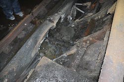 Images from the Metro track where passengers were trapped on a train while smoke filled the tunnel. Images from the Metro track where passengers were trapped on a train while smoke filled the tunnel.
