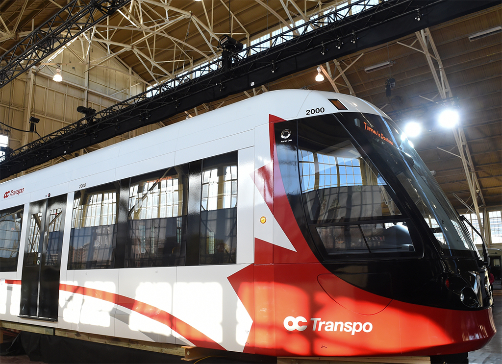 Alstom is supplying 34 Citadis Spirit vehicles and 30 years of maintenance services to the Rideau Transit Group that was selected to design, build, finance, and maintain phase 1 of the O-Train Confederation Line.