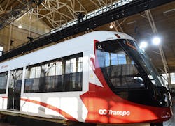 Alstom is supplying 34 Citadis Spirit vehicles and 30 years of maintenance services to the Rideau Transit Group that was selected to design, build, finance, and maintain phase 1 of the O-Train Confederation Line.