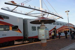 NMDOT owns the tracks that Rail Runner operates on and Amtrak and BNSF pay to share the tracks. NMDOT owns the tracks that Rail Runner operates on and Amtrak and BNSF pay to share the tracks.