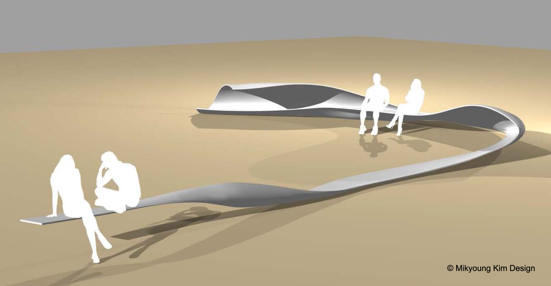 The weaving plaza design as part of the Blue Line extension will consist of four paving materials, blending through to UNC Charlotte&rsquo;s signature red brick.