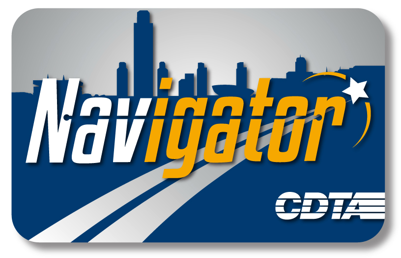 CDTA&rsquo;s Navigator incorporates a silver, blue and gold color combination that highlights the history of the iconic CDTA brand incorporating its signature service BusPlus while introducing a new, bold direction.