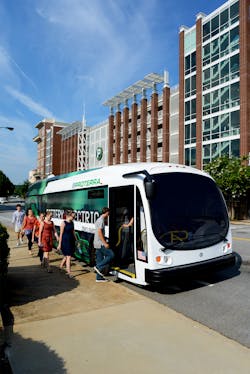 Proterra buses can now be configured to travel up to 180 miles between charges.