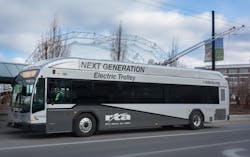 Dubbed NexGen for Next Generation, the new bus can operate on or off RTA&rsquo;s overhead electric system.