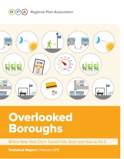 A new report by RPA states New York needs to improve service to the outer boroughs to meet demands as those areas outpace Manhattan in growth.