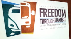 The SWTA and NMTA joint Annual Conference & Expo began with a presentation illustrating how ADA legislation and public transportation has changed lives. The SWTA and NMTA joint Annual Conference & Expo began with a presentation illustrating how ADA legislation and public transportation has changed lives.