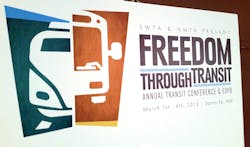 The SWTA and NMTA joint Annual Conference & Expo began with a presentation illustrating how ADA legislation and public transportation has changed lives. The SWTA and NMTA joint Annual Conference & Expo began with a presentation illustrating how ADA legislation and public transportation has changed lives.