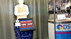 Parabit uses an animated character for its kiosk after studies showed people were uncomfortable with a projection of an actual person and wouldn&apos;t engage the units.