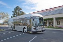 The Battery Electric 40&rsquo; BYD Transit bus
